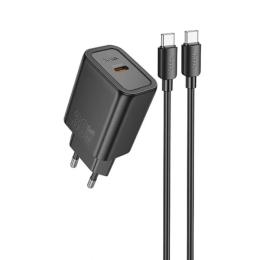 Адаптер живлення для телефона Hoco N62 Gentle PD30W (1USB-C) Black