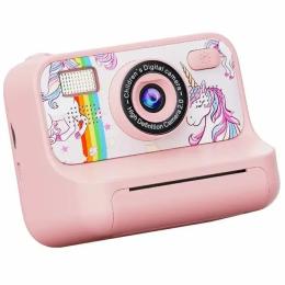 Камера миттєвого друку Infinity Unicorn Pink + 2 рулони паперу (Уцінений)