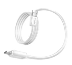 Дата-кабель Baseus Crystal USB to Type-C 100W (2m) Moon White (E04279)