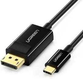Відео-кабель Ugreen MM139 USB Type C (тато) - DisplayPort (тато), 1.5m Black (50994)