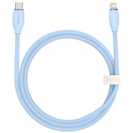 Дата-кабель Baseus Foamed Silicone Fast Charging Type-C to Lightning 20W (1m) Blue