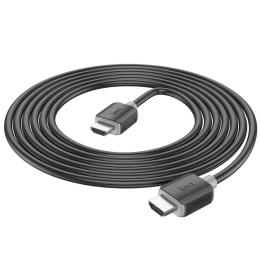 Відео-кабель Hoco US08 HDMI (тато)  -  HDMI (тато) 3m Black