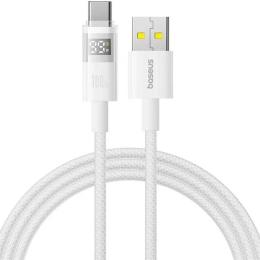 Дата-кабель Baseus Display 2 USB to Type-C 100W (2m) Moon White (P10382701)