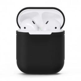 Чохол для навушників MakeFuture Silicone для Apple AirPods 1/2 Black (CL-AA1/2BK)