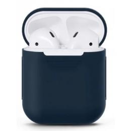 Чохол для навушників MakeFuture Silicone для Apple AirPods 1/2 Blue (CL-AA1/2BL)