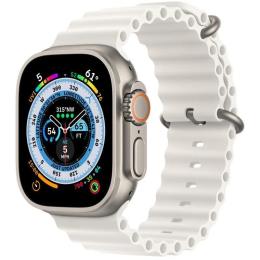 Ремінець для смарт-годинника Infinity Nylon Ocean Band для Apple Watch 38/40/41 White