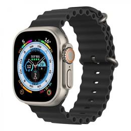 Ремінець для смарт-годинника Infinity Nylon Ocean Band для Apple Watch 42/44/45/49 Black