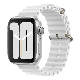 Ремінець для смарт-годинника Infinity Nylon Ocean Band для Apple Watch 42/44/45/49 White