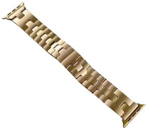 Ремінець для смарт-годинника Infinity Hermes Metal Band для Apple Watch 42/44/45/46/49 Gold