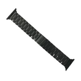 Ремінець для смарт-годинника Infinity 3-Bead Metal Band для Apple Watch 38/40 mm Black