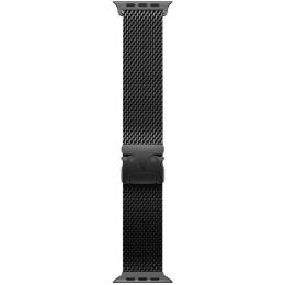 Ремінець для смарт-годинника Infinity New Milanese Loop Claps Box для Apple Watch 42/44/45/46/49 Black