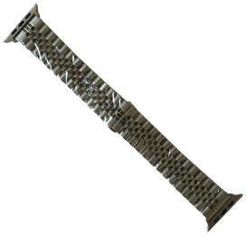 Ремінець для смарт-годинника Infinity Rolex 5-Brad Bracelet для Apple Watch 38/40mm Silver