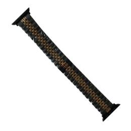 Ремінець для смарт-годинника Infinity Rolex 5-Brad Bracelet для Apple Watch 42/44mm Black