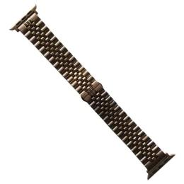 Ремінець для смарт-годинника Infinity Rolex 5-Brad Bracelet для Apple Watch 42/44mm Rose Gold