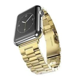 Ремінець для смарт-годинника Infinity 3-Bead Metal Band для Apple Watch 38/40 mm Gold