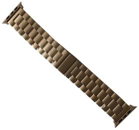 Ремінець для смарт-годинника Infinity 3-Bead Metal Band для Apple Watch 42/44mm Beige Gold