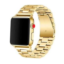 Ремінець для смарт-годинника Infinity 3-Bead Metal Band для Apple Watch 42/44mm Gold