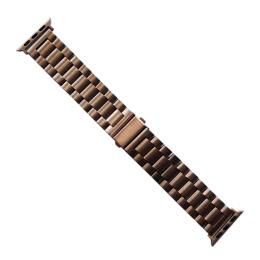 Ремінець для смарт-годинника Infinity 3-Bead Metal Band для Apple Watch 42/44mm Pink Gold