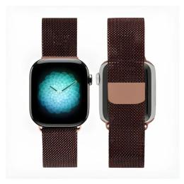 Ремінець для смарт-годинника Infinity Milanese Loop Box для Apple Watch 42/44/45/49 Bronze