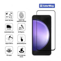 Захисне скло ColorWay 9H FC glue для Oppo Reno 15 FS Black (CW-GSFGOR15FS-BK)