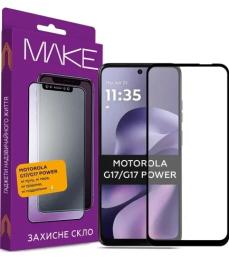 Захисне скло MakeFuture для Motorola G17/G17 Power Transparent (MGF-G17/G17P)