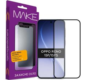 Захисне скло MakeFuture для Oppo Reno15 F/15 FS Transparent (MGF-OR15F/FS)