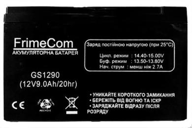 Акумулятор для ДБЖ FrimeCom 12V 9AH (GS1290) AGM