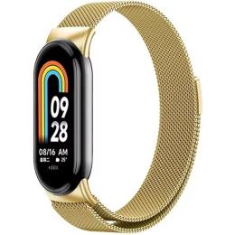 Ремінець для фітнес-браслету EpiK Milanese Loop New Design для Xiaomi Mi Band 8/9/10 Gold