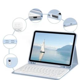 Чохол-клавіатура BeCover для Apple iPad Mini 7 2024 Light Blue (712995)