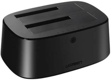 Док-станція для диска Ugreen CM198 USB 3.0 to SATA Dual-Bay Hard Drive Duplicator/Cloner EU (UGR-50857)