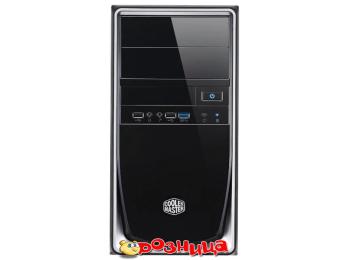 Корпус для ПК Cooler Master Elite 344 Black Silver Mini Tower, mATX, 1x120mm, Classic, GPU 363mm (RC-344-SKN1)