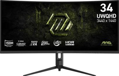 Монітор MSI MAG 342CQRF E20 Black 34