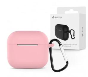 Чохол для навушників Devia Elago AirPods 3 Naked Silicone Pink