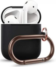 Чохол для навушників Infinity NN AirPods 1/2 Silicone Case with Carbine Black