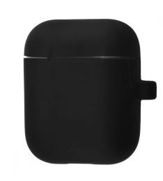 Чохол для навушників Infinity NN AirPods 1/2 Silicone Case New with Carbine Black