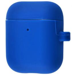 Чохол для навушників Infinity NN AirPods 1/2 Silicone Case New with Carbine Cobalt Blue