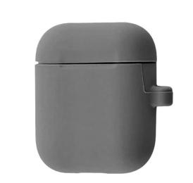 Чохол для навушників Infinity NN AirPods 1/2 Silicone Case New with Carbine Dark Gray