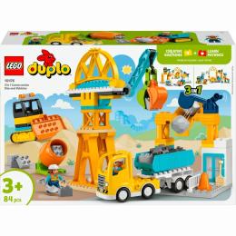 Конструктор LEGO DUPLO 3-в-1 Будівельний майданчик і техніка (10476)