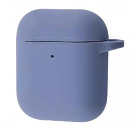 Чохол для навушників Infinity NN AirPods 1/2 Silicone Case New with Carbine Lavender Gray