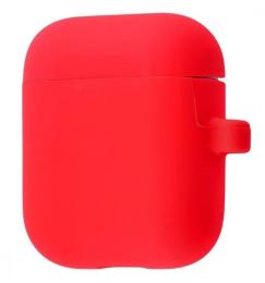 Чохол для навушників Infinity NN AirPods 1/2 Silicone Case New with Carbine Red