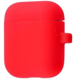Чохол для навушників Infinity NN AirPods 1/2 Slim Silicone Case with Carbine Red