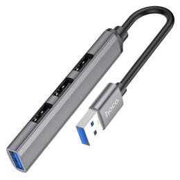 USB-хаб Hoco HB26 Gray