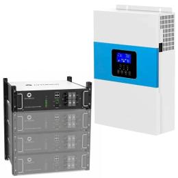 Сонячний інвертор Daxtromn 6.5 кВа LiFePO4 + 48V 100Ah акумулятор рековий Lvtopsun rack