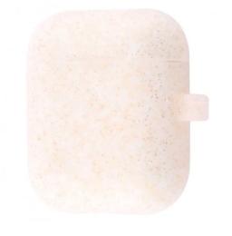 Чохол для навушників Infinity NN AirPods 1/2 Slim Silicone Case with Carbine White Gold