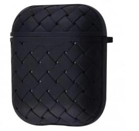 Чохол для навушників Infinity NN AirPods 1/2 Weaving Case Black