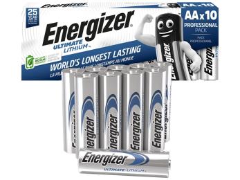 Батарейка Energizer Ultimate Lithium L91 AA 10шт