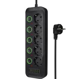 Мережевий фільтр XoKo XK-SP-5-2-1-BK Black