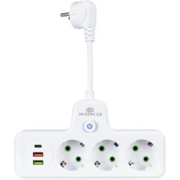 Мережевий фільтр XoKo XK-SPW-3-2-1-WH White