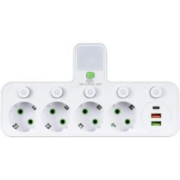 Мережевий фільтр XoKo XK-SPW-4-2-1-WH White
