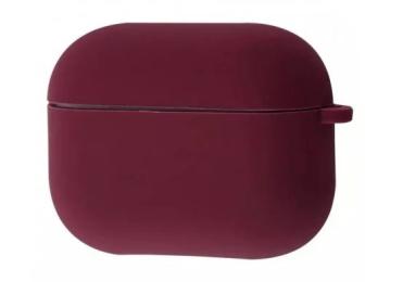 Чохол для навушників Infinity NN AirPods 3 Silicone Case Full with Carbine Bordeaux
